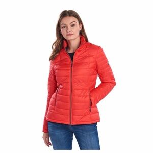 Barbour Women's Red Quilted Jacket size U.S. 4